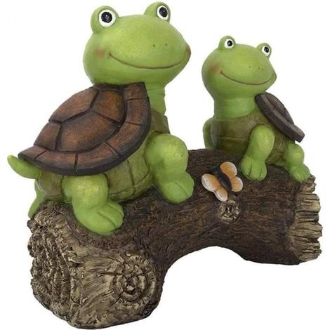 1 pièce Tortue jardin solaire, sculpture LED en résine, décoration extérieure pour patio, pelouse et jardin