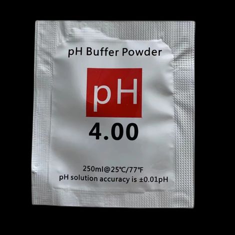 Lot de 15 sachets poudre tampon pH 4,00/6,86/9,18 pour étalonnage précis pH-mètre, solution tampon testeur pH, calibration rapide, mesure pureté eau (1/5)