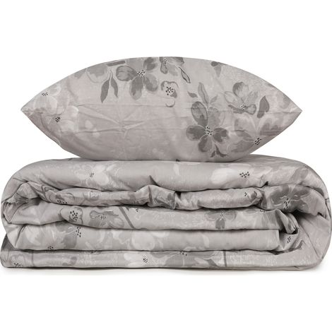 Funda nórdica, funda nórdica, ropa de cama Set Gris Blanco Dark Gris (1/3)