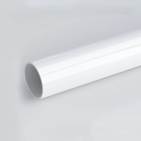 Tubo de PVC, 200 mm de diámetro exterior x 3 mm de espesor de pared, longitud de 0,2 m a 1,5 m. Tubo de plástico rígido para drenaje y mejoras del hogar. 1 pieza, 1,5 m