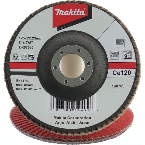 Makita Fächerscheibe Ø 125 mm CE120 abgewinkelt D-28363 (1/2)