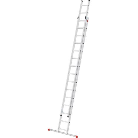 Hailo S80 ProfiStep duo, Aluminium-Schiebeleiter 2-teilig, 2x15 Sprossen (1/5)