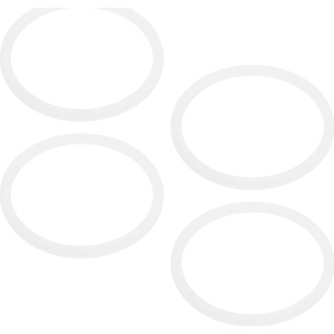 4 joints en silicone blanc pour couvercles de bocaux 700 à 1200 ml, étanchéité parfaite, (1/5)