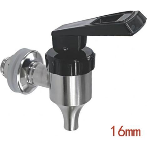 (16mm, argent) robinet de Machine à boissons 304 robinet de baril en acier inoxydable remplacement robinet de jus de bière de vin (1/5)