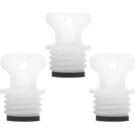 Lot de 3 bouchons de rechange en caoutchouc pour bouillottes et bouteilles d'eau chaude et froide portables et chaudes. (1/5)