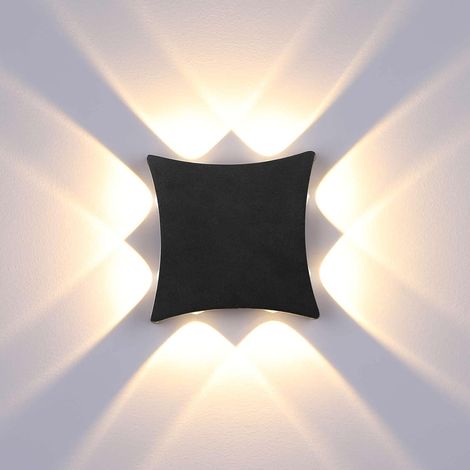 TONCHEAN Applique extérieure,Applique murale d'extérieur LED pour clôture d'extérieur Applique murale d'extérieur pour terrasse Maison Éclairage extérieur de jardin pour couloir de jardin Chambre à co (1/5)