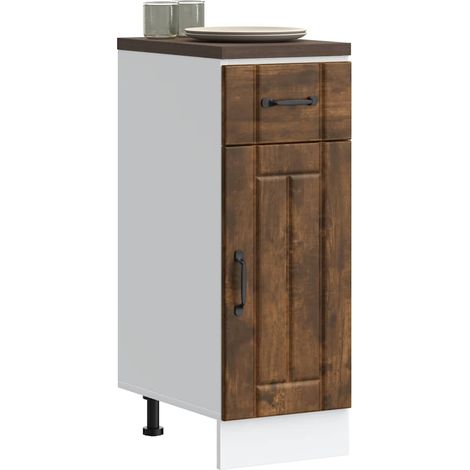 Mobile da Cucina Base da Cucina Lucca Rovere Fumo in Legno Multistrato (1/5)