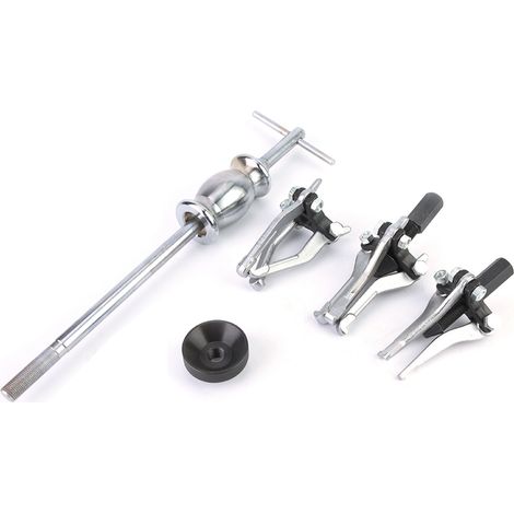 Kit de 5 Extracteurs à Engrenages en Acier Carbone pour Roulements - Outil de Démontage avec Marteau à Coulisse (1/5)