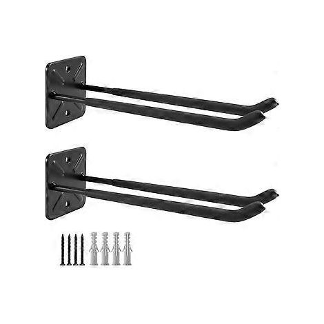Garagenhaken, Wandgarderobe, Schuppenorganizer, Schwerlast-Werkzeugorganizer, Garagenaufbewahrungshaken (2er-Pack)