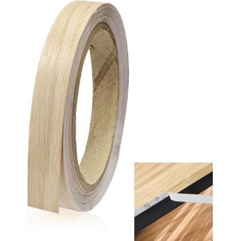 Nastro autoadesivo da 10 m per impiallacciatura di rovere, ideale per la rimozione di vecchie venature del legno e il restauro di piani di lavoro nastro per la riparazione delle venature del legno, pe (1/5)