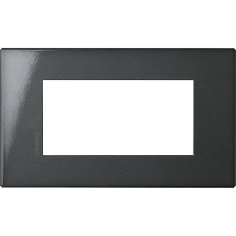 Plaque 4 Places Bticino Axolute AIR Anthracite HW4804HS