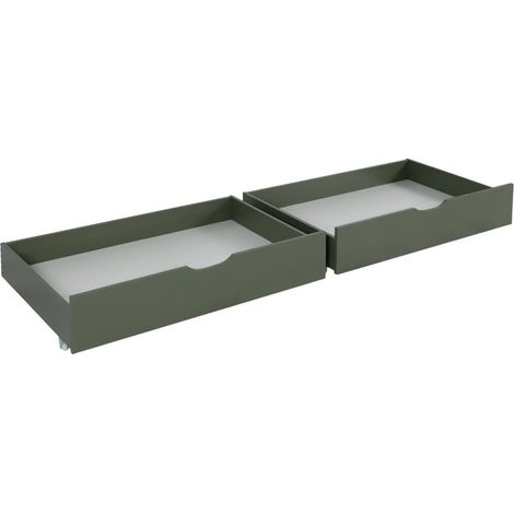 sweeek - 2er-Set Schubkasten für Kinderbett Kiefernholz (1/5)