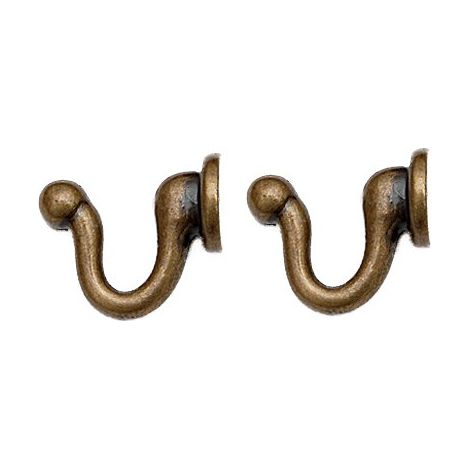 GANCIO X TENDA BOLD - ZAMA BRONZO CF=PZ 2 MM 30- 6 confezioni