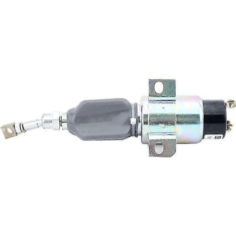 Électrovanne d'arrêt moteur pour groupe électrogène 24 V, interrupteur de coupure de flamme pour excavatrice (1/5)