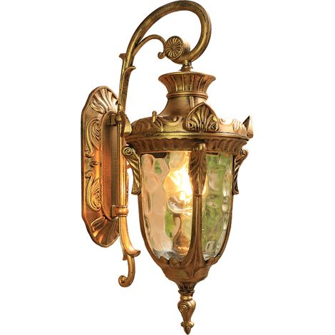 Applique murale moderne étanche, applique d'extérieur en aluminium, lampe de jardin domestique (ampoule non fournie) (1/5)