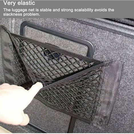 Filet De Rangement - 80 X 25 Cm - Nylon Et Polypropylène - Fixation Autocollante - Lot De 2 (1/4)