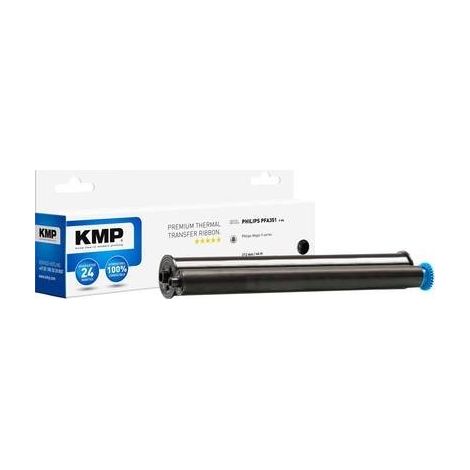 Bobina Fax trasferimento termico KMP sostituisce Philips PFA 351 Compatibile 140 pagine Nero 1 pz. F-P5 71000,0022 (1/2)