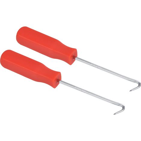 Joint Torique 90 Degré crochet 142mm 2 pcs Huile Joint Rouge (1/5)