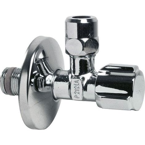 Rubinetto a vite in ottone M 12 x 17 per tubo rame + rosetta SOMATHERM FOR YOU