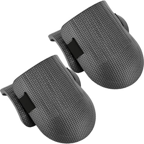 Genouillères, genouillères en plein air, protège-genouillères de 19 cm / 7,5 pouces pour balcon, yoga, bureau, jardin (noir) (1/5)