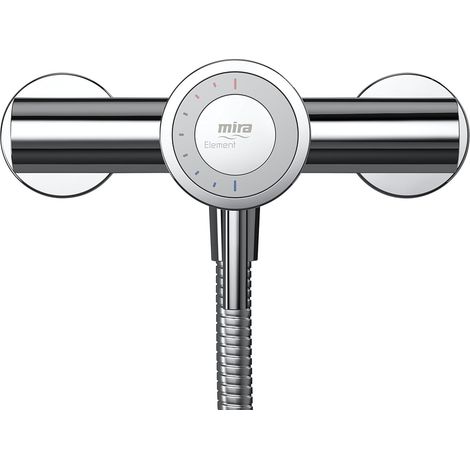 Mira Element EV Exposed Thermostatic Mixer Chrome Shower Valve - 153mm Centres (1/4)