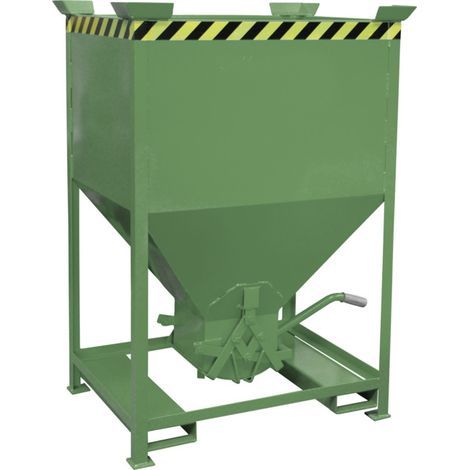 Bauer Südlohn conteneur silo SG 600, laqué, vert réséda