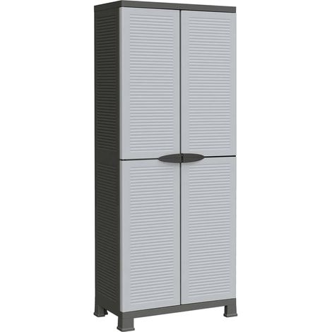 Armoire Meuble de rangement,Armoire en plastique 68x39x171,5 cm -64885 (1/5)