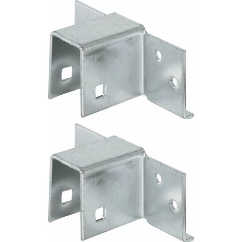 Lot de 2 équerres de fixation en acier – Épaisseur 19mm – Pour assemblage cadre lit bois – Flexibilité gauche/droite (1/3)