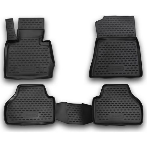 KIT TAPPETINI COMPATIBILE CON BMW X3, (F25), 2011-2017, 4pcs.  TAPPETINO IN GOMMA TPE  BORDO ALTO 3D ANTISCIVOLO IMPERMEABILE