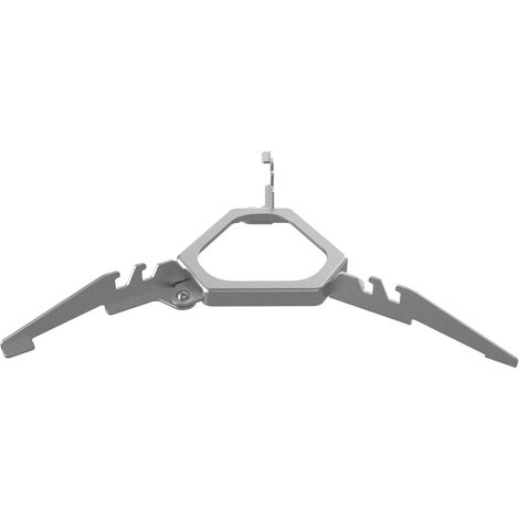 Support Pliable en Titane pour Cartouche de Gaz, Trépied Léger pour Réservoir de Gaz, Support de Réservoir de Carburant, Idéal pour Camping, Pêche et Cyclisme (1/5)