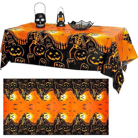 nappe d'Halloween effrayante, décoration d'Halloween, nappe effrayante (1/5)