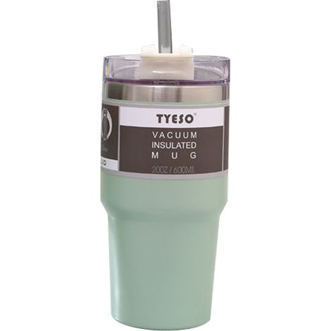 Tasse thermique en acier inoxydable 304 avec paille pour la maison (1/5)