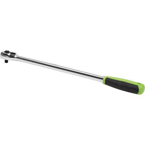 Sealey S01256 Siegen Extra-Long Ratchet Wrench with Flip Reverse 1/4""Sq Drive