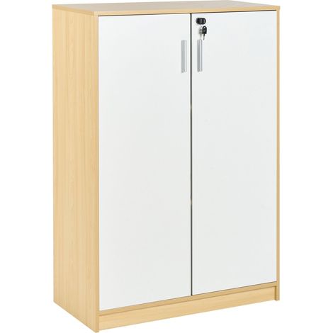 Storage Unit ZEHNA Light Brown/ White