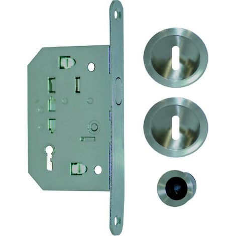 Select Kit para puerta corredera inox llave L NI 014