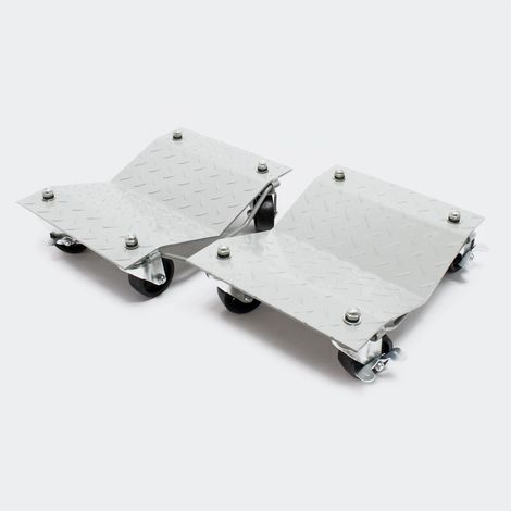2 X Plateau Roulant Chariot De Déplacement, Jusqu'à 680 kg (1/4)