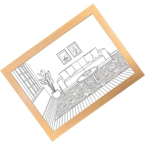 Tableau lumineux décoratif à LED 3 couleurs, alimenté par USB, art minimaliste moderne, effet d'ombre, idéal pour chambre, salon ou fenêtre. (1/5)