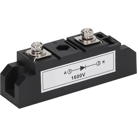 Pont redresseur 110 A 1600 V triphasé, module de puissance à diodes, dissipation thermique par plaque de cuivre (1/5)