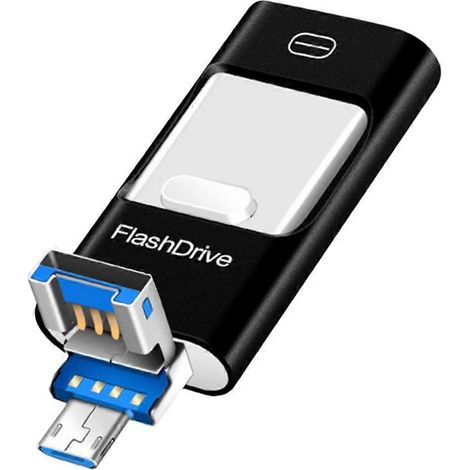 Clé USB pour téléphone, clé mémoire 3 en 1 pour téléphone 64 Go