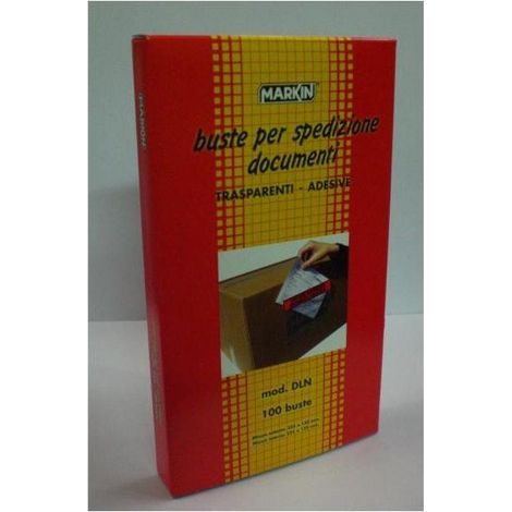 Markin DLN busta DL (110 x 220 mm) Bianco 100 pz