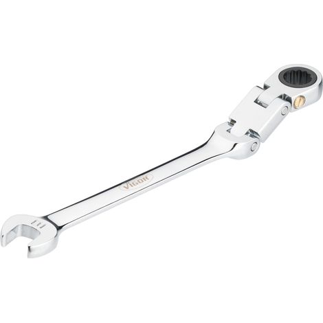 VIGOR Doppel-Gelenk Ratschen-Ring-Maulschlüssel V6752-10 10 (1/4)