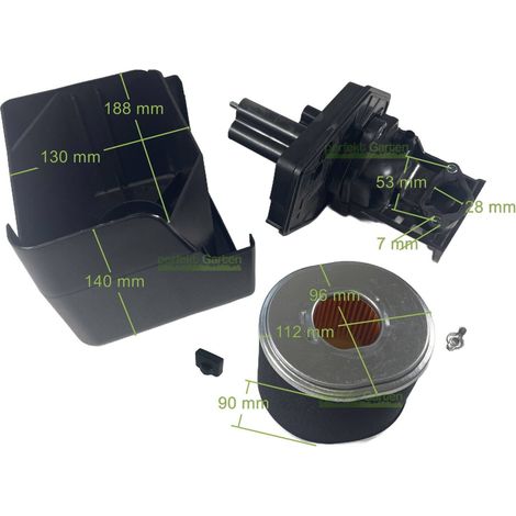Boîtier de filtre à air + filtre à air pour moteur Honda 11 13 15 PS GX340 GX390 GX420