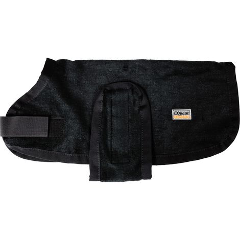 EQuest Hundemantel aus Dralon, schwarz - 35 cm