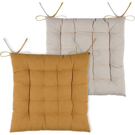 Cuscino per sedia DUO 40x40 color miele