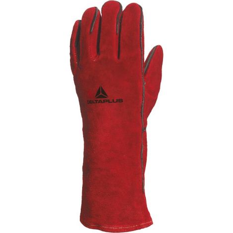 Delta Plus – Gant de soudeur croûte anti-chaleur cousu Kevlar taille 10 – Résistance à la chaleur jusqu'à 250°C – Protection contre projections de métal (1/4)