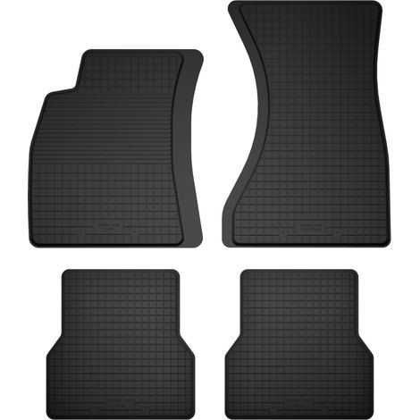 Alfombrillas de goma para coche, juego de 4, universales para: Audi A4 B8 sedán, familiar, Avant, Allroad (2007-2015)