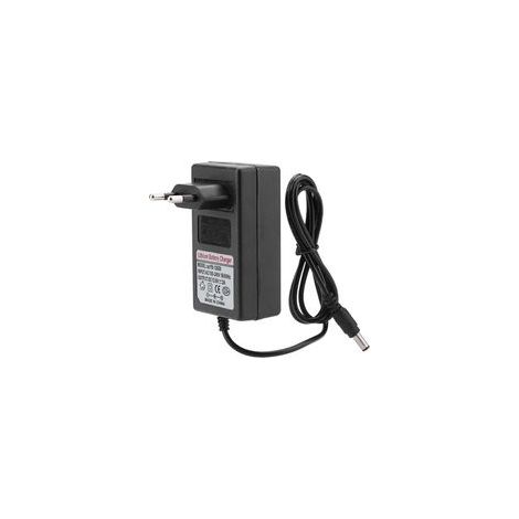 Cargador de repuesto de CA 12,6 V 2 A para baterías de iones de litio, cargador de pared portátil, adaptador de enchufe europeo para dispositivos electrónicos domésticos. (UE) (1/5)