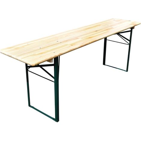 Table Pliante en Epicéa - 220 x 50 cm