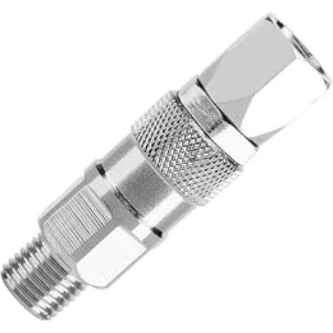 Joint pivotant de 6,35 mm rotatif à 360 degrés en acier inoxydable sans air haute pression pour pistolet pulvérisateur de peinture et tuyau (1 pièce) (1/5)