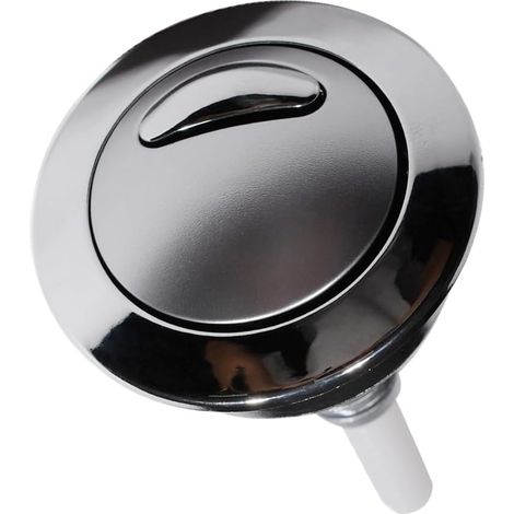 34494907 Optima 49 Bouton poussoir double pour chasse d'eau WC Chromé Compatible avec 49 Bouton poussoir de réservoir de chasse d'eau double (1/5)
